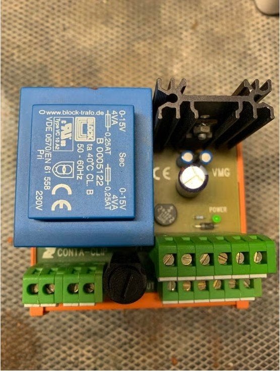 Block Trafo VMG Voeding met DIN-rail montage, Ophalen of Verzenden, Gebruikt, Overige typen