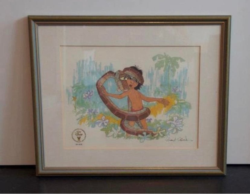 Disney Litho Jungle Book, Antiek en Kunst, Ophalen of Verzenden