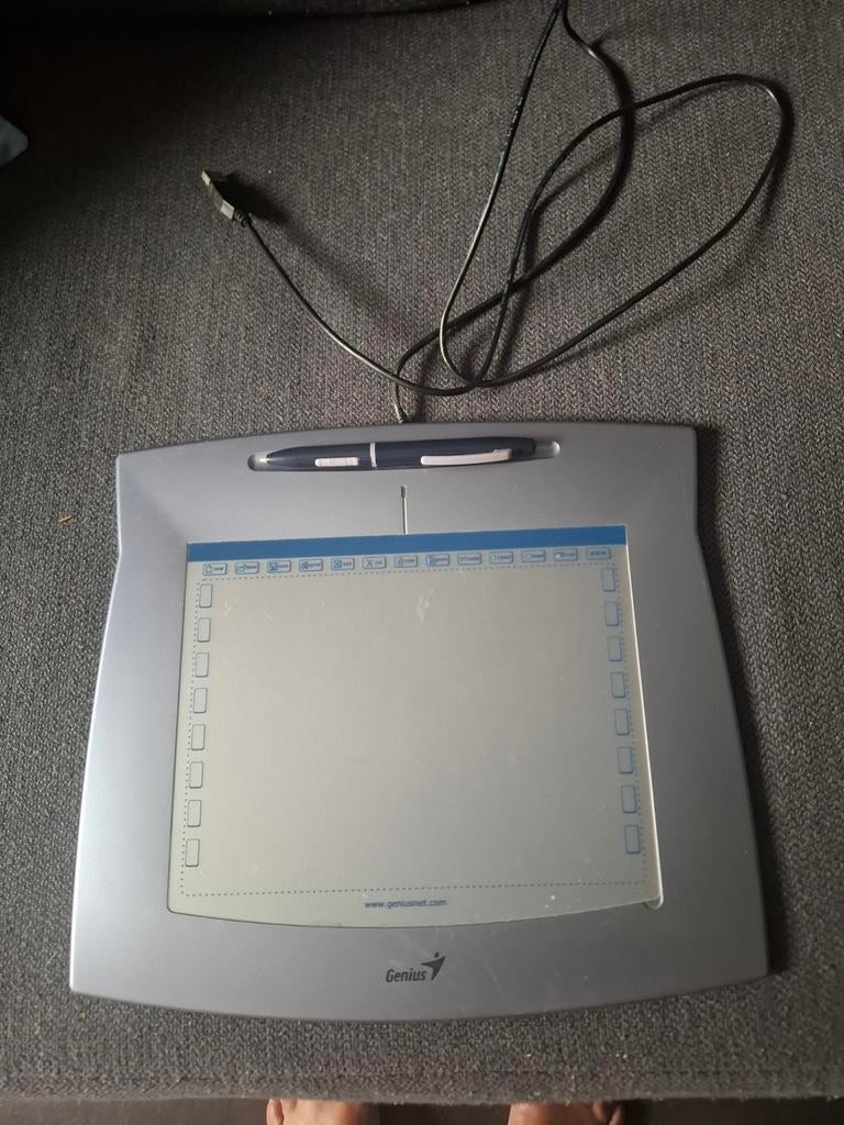 Genius Grafisch Tekentablet met Pen - Bedraad, Computers en Software, Tekentablets, Ophalen of Verzenden, Gebruikt, Bedraad, Genius