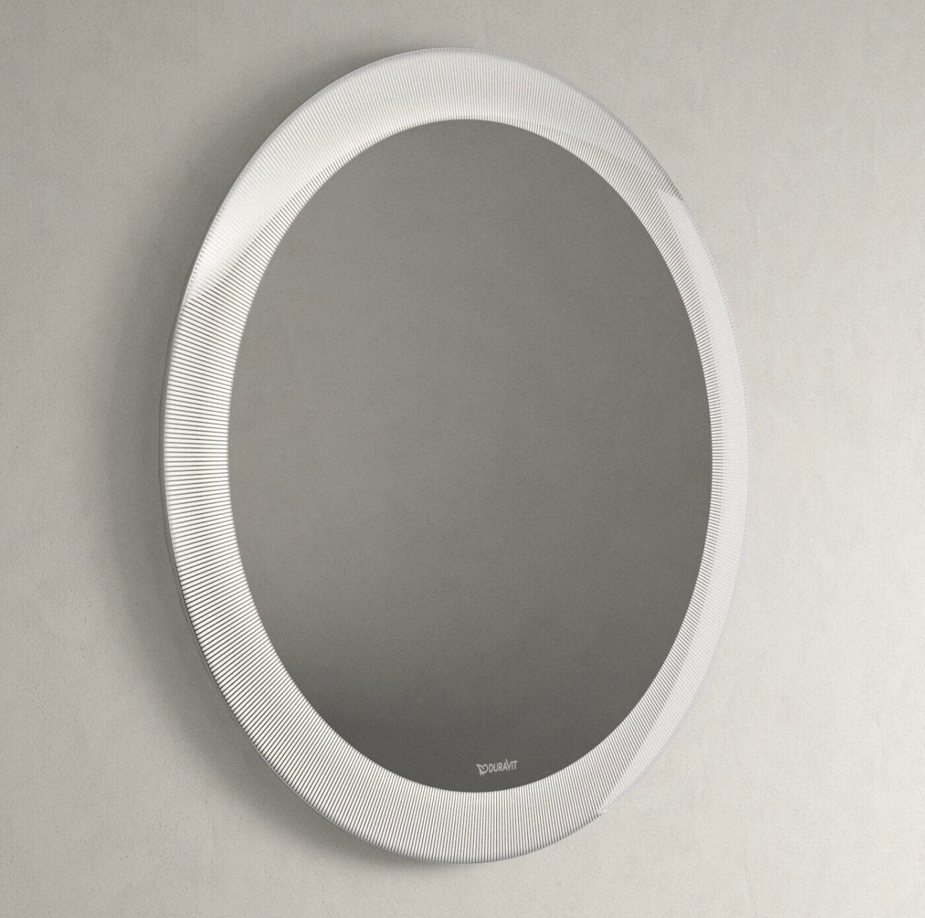 Duravit Happy D.2 Plus badkamerspiegel Ø 70 cm, Ophalen of Verzenden, Zo goed als nieuw