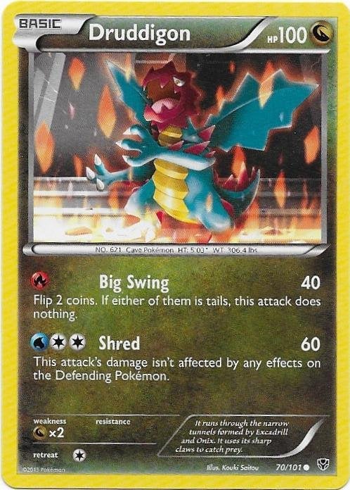 Plasma Blast,  Druddigon [common] 70/101, Verzenden, Nieuw, Losse kaart