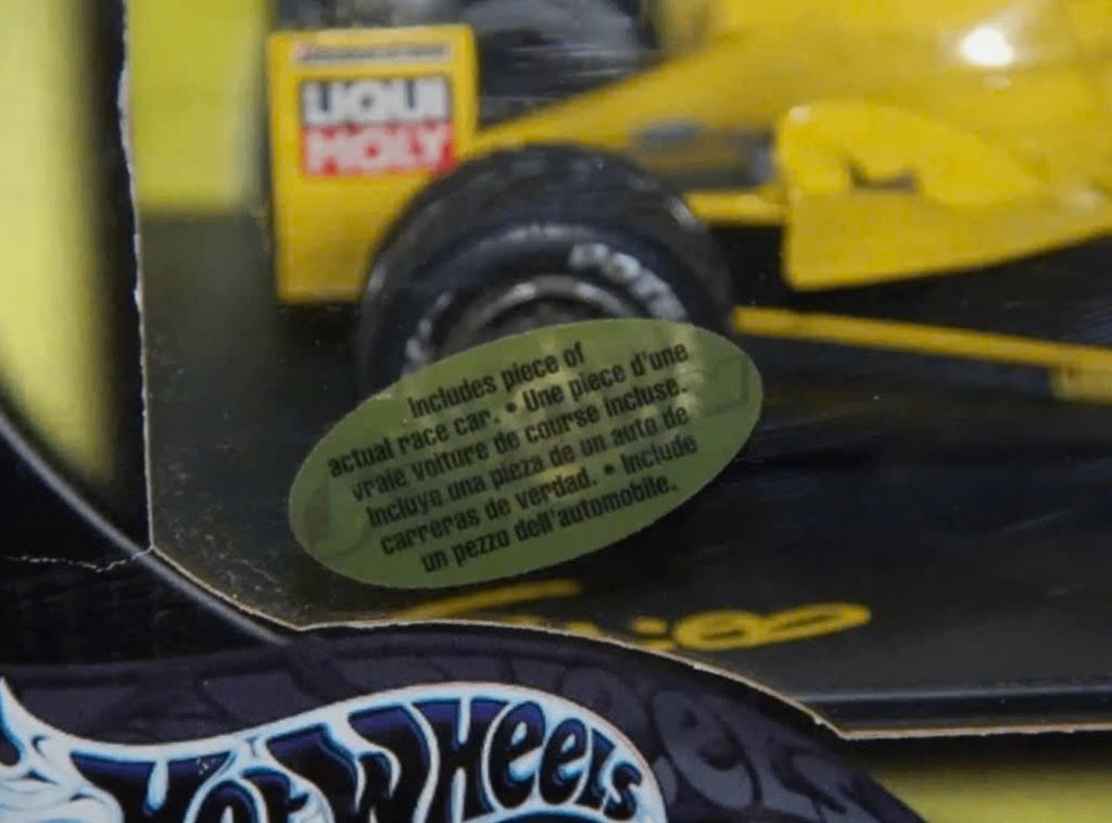 1:18 JORDAN F1 BRAZIL FISICHELLA 2003 piece of the car WRH, Verzenden, Zo goed als nieuw, Auto, Hot Wheels
