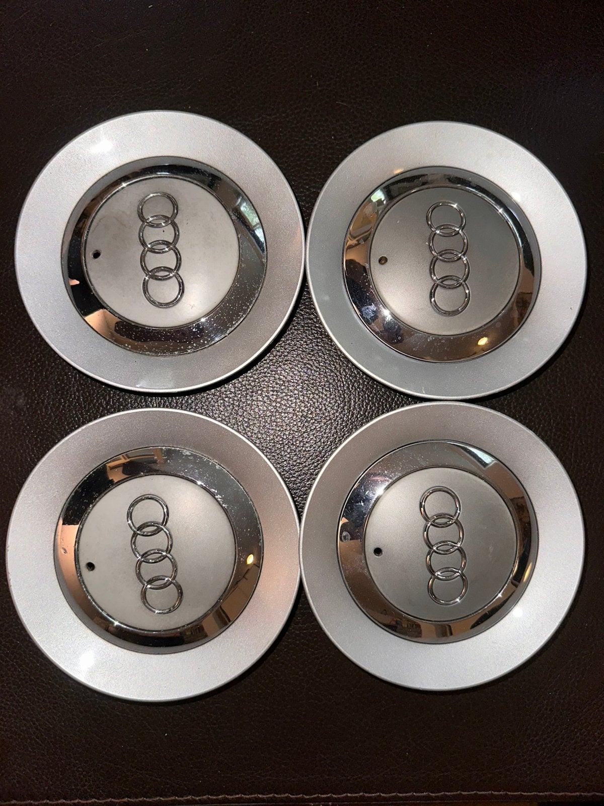 4x Originele OEM Audi A4 B7 naafkappen!, Auto diversen, Wieldoppen, Ophalen, Zo goed als nieuw