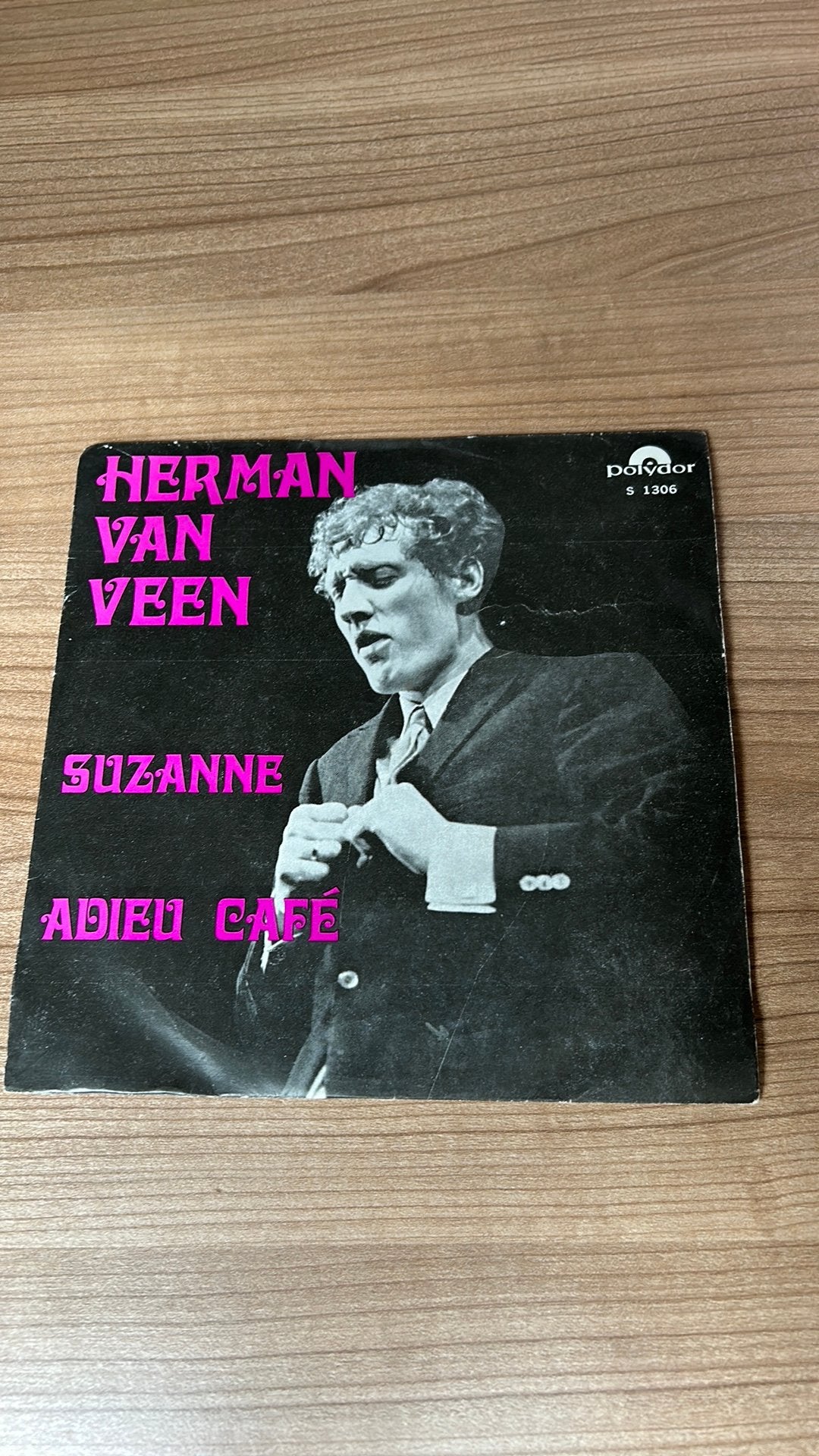 Herman van Veen - Suzanne / Adieu Café (Single), Gebruikt, Originele persing, 7 inch, Single