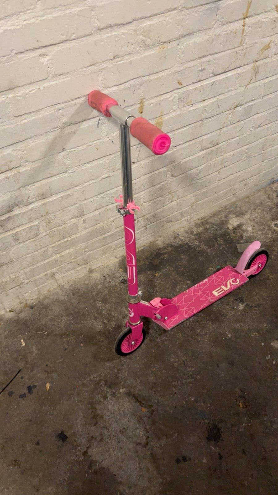 Roze step, Fietsen en Brommers, Steps, Ophalen, Gebruikt, Gewone step