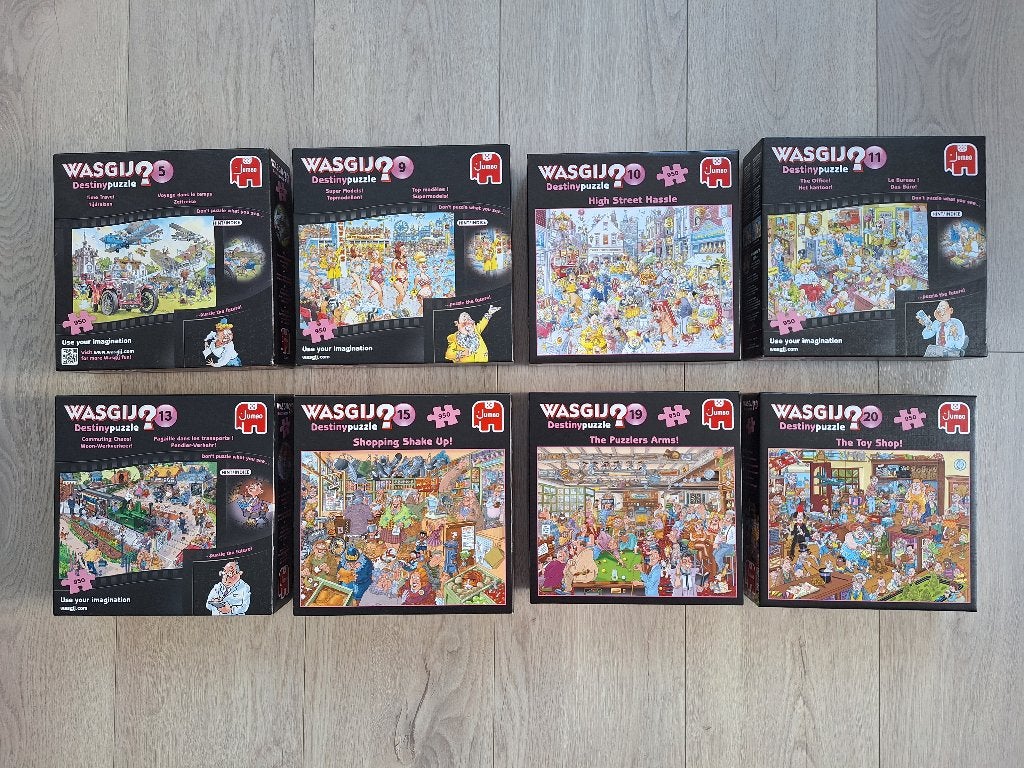 Diverse Wasgij Destiny puzzels 950 stukjes, Ophalen of Verzenden, 500 t/m 1500 stukjes, Zo goed als nieuw, Legpuzzel