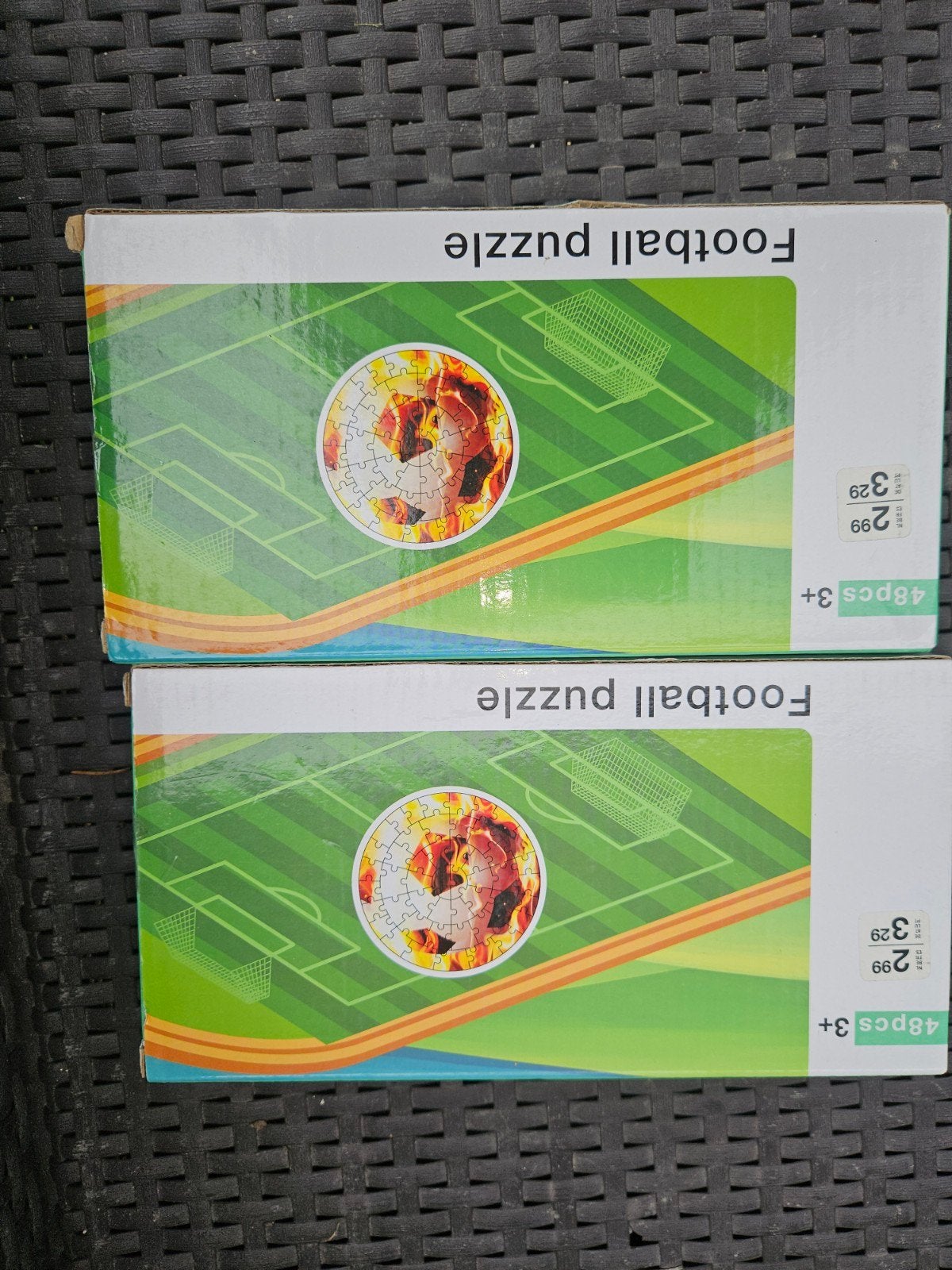 2 Voetbalpuzzels - 48 stukjes per puzzel, Ophalen, Nieuw