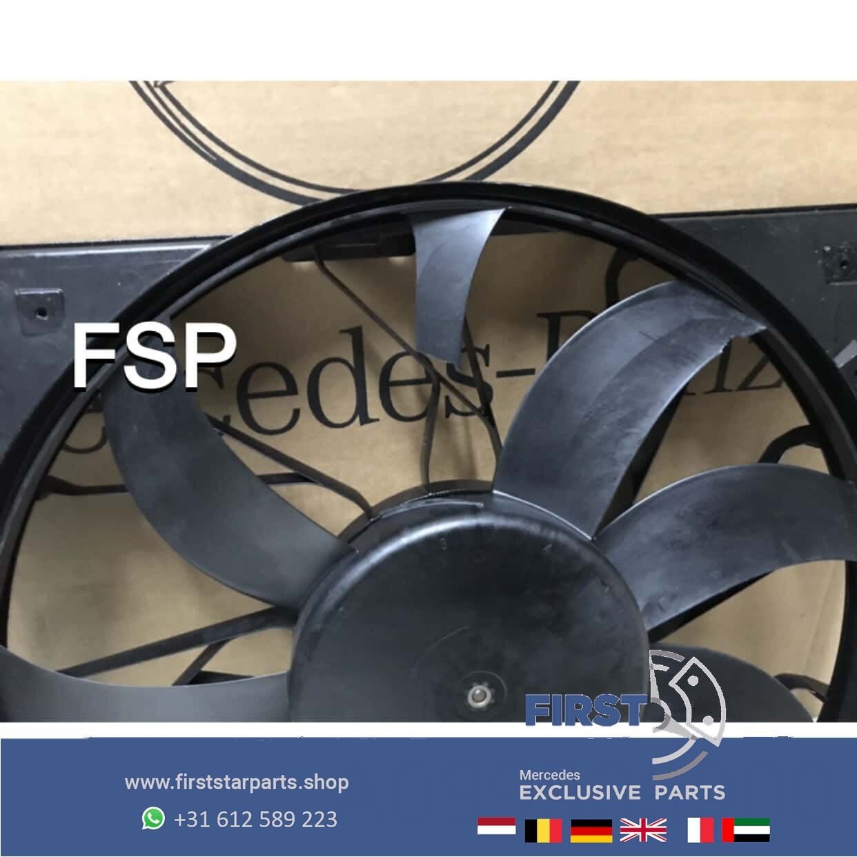 A0999069000 63 AMG Ventilator Mercedes W205 W213 W222 C190 C, Gebruikt, -, Ophalen of Verzenden, -
