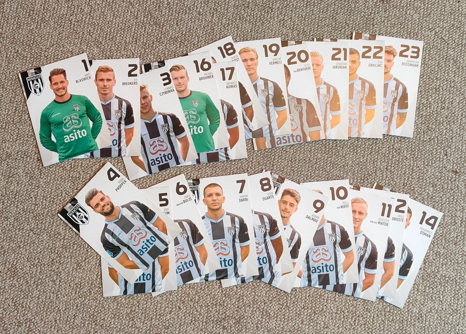 Heracles, Verzamelen, Ophalen of Verzenden, Nieuw, Overige binnenlandse clubs, Spelerskaart