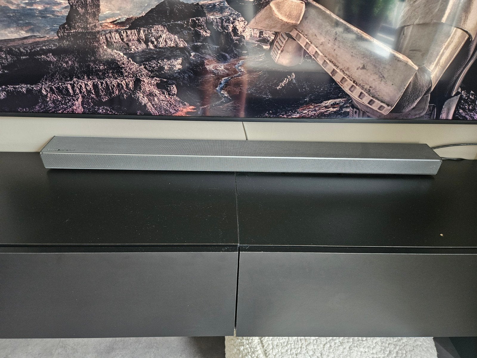 Samsung hw-q60rs soundbar harmen kardon + rear speaker set, Ophalen, Bluetooth, Zo goed als nieuw