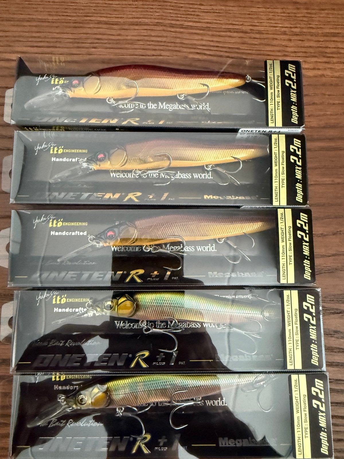 Megabass Vision Oneten R +1 / 110 R +1 Meerdere Kleuren, Ophalen of Verzenden, Nieuw, Overige typen