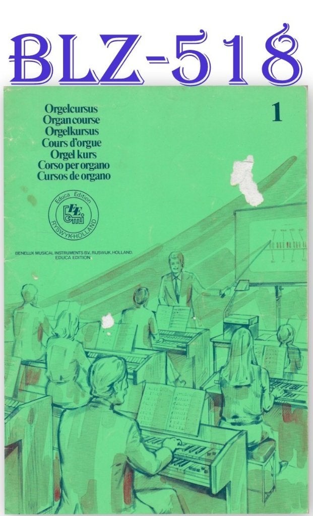 BLZ518 Bladmuziek - Orgelcursus deel 1 - Educa Edition, Orgel, Klassiek, Ophalen of Verzenden, Zo goed als nieuw