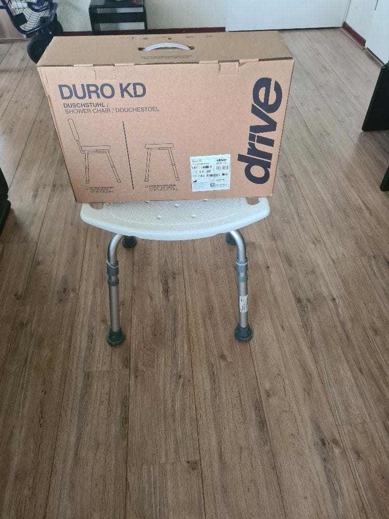Douchekruk, Ophalen, In hoogte verstelbaar, Zo goed als nieuw, Kunststof