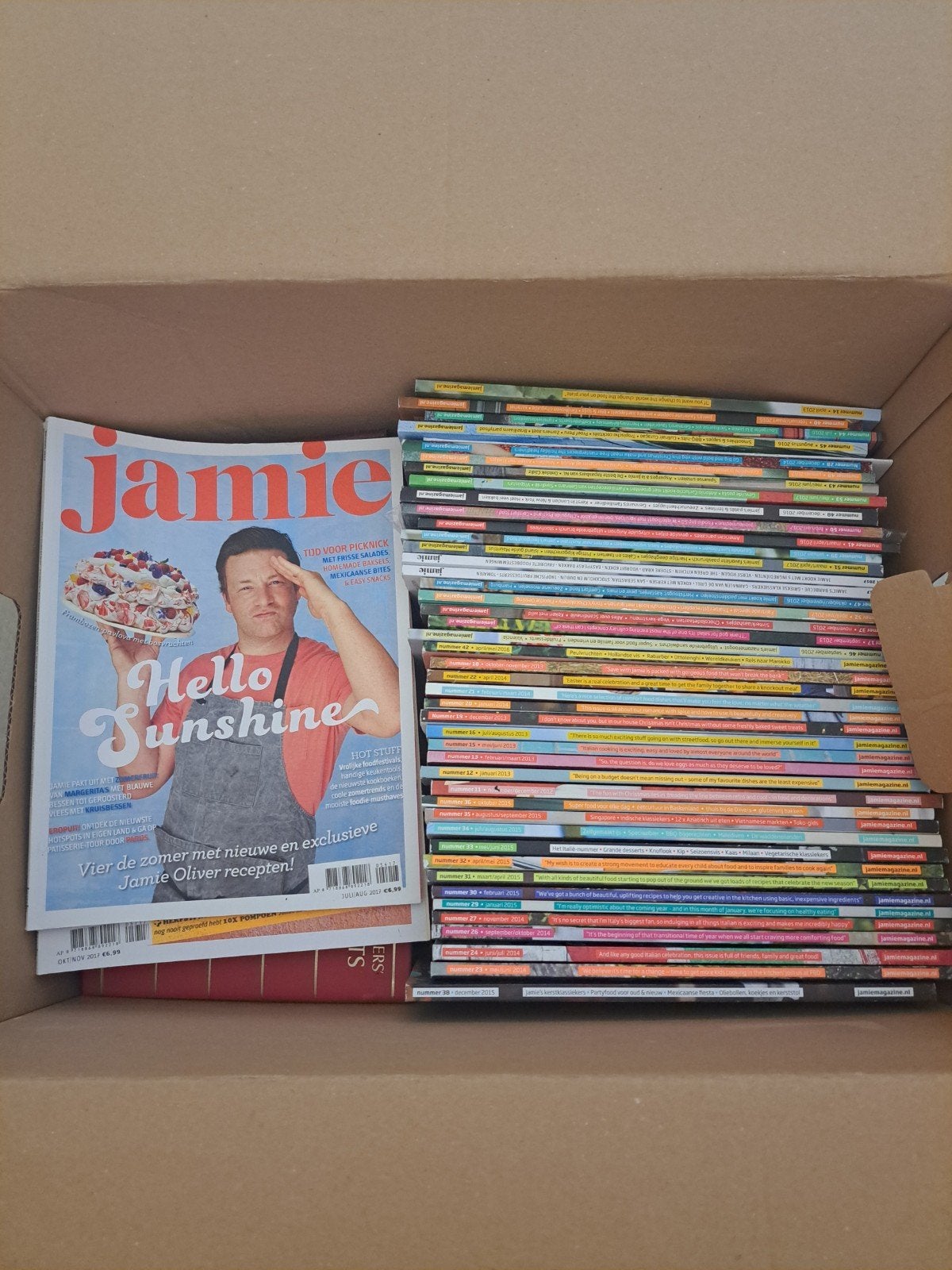 jamie oliver tijdschriften, Ophalen, Gelezen, Overige typen