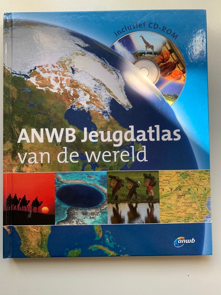 ANWB Jeugdatlas van de wereld inclusief CD-ROM, Boeken, 2000 tot heden, Nieuw, Ophalen of Verzenden, Wereld