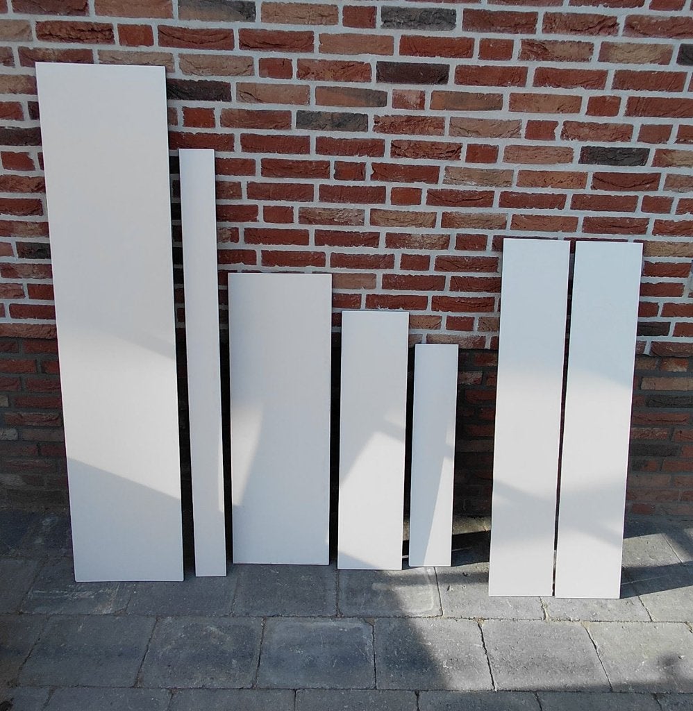 Nieuwe HPL-reststukken – Crèmewit RAL 9001 – 6 mm dik, Doe-het-zelf en Verbouw, Ophalen, Nieuw, HPL, Minder dan 20 mm