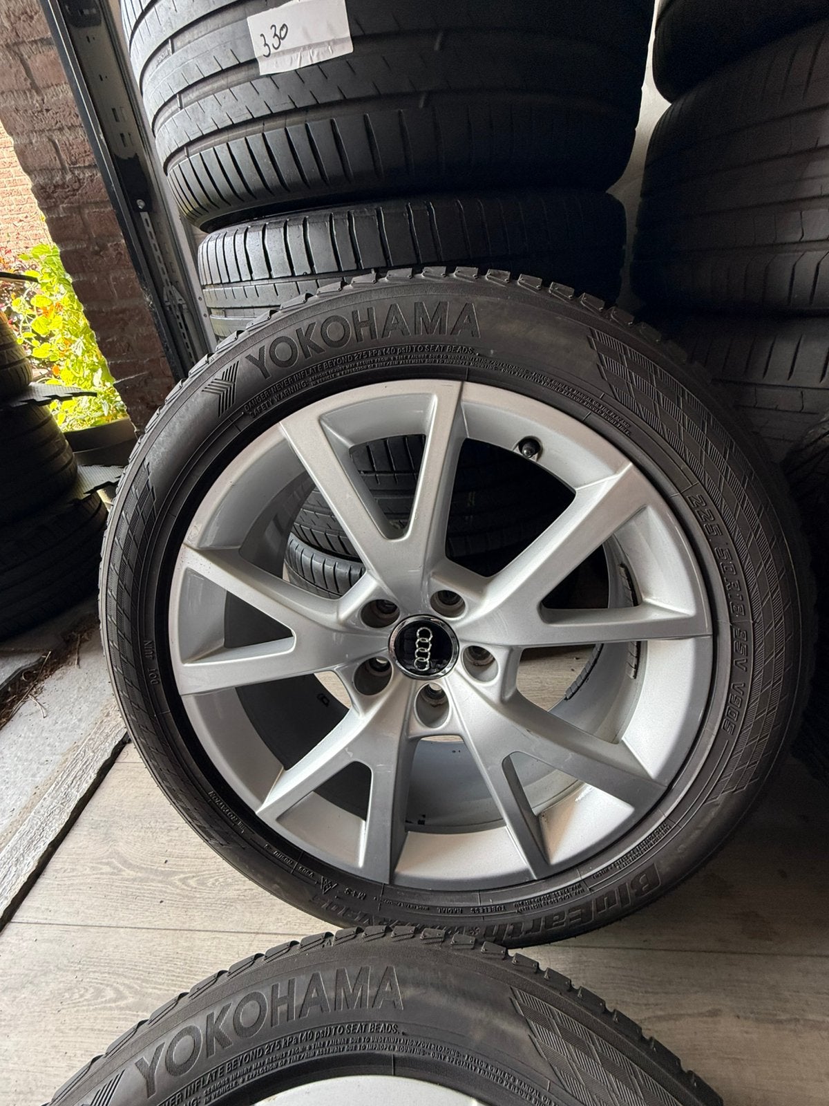 Origineel audi a6/Winter/18 inch/et37/schade vrij/225-50R18, Auto-onderdelen, Banden en Velgen, ----, Banden en Velgen, Personenwagen