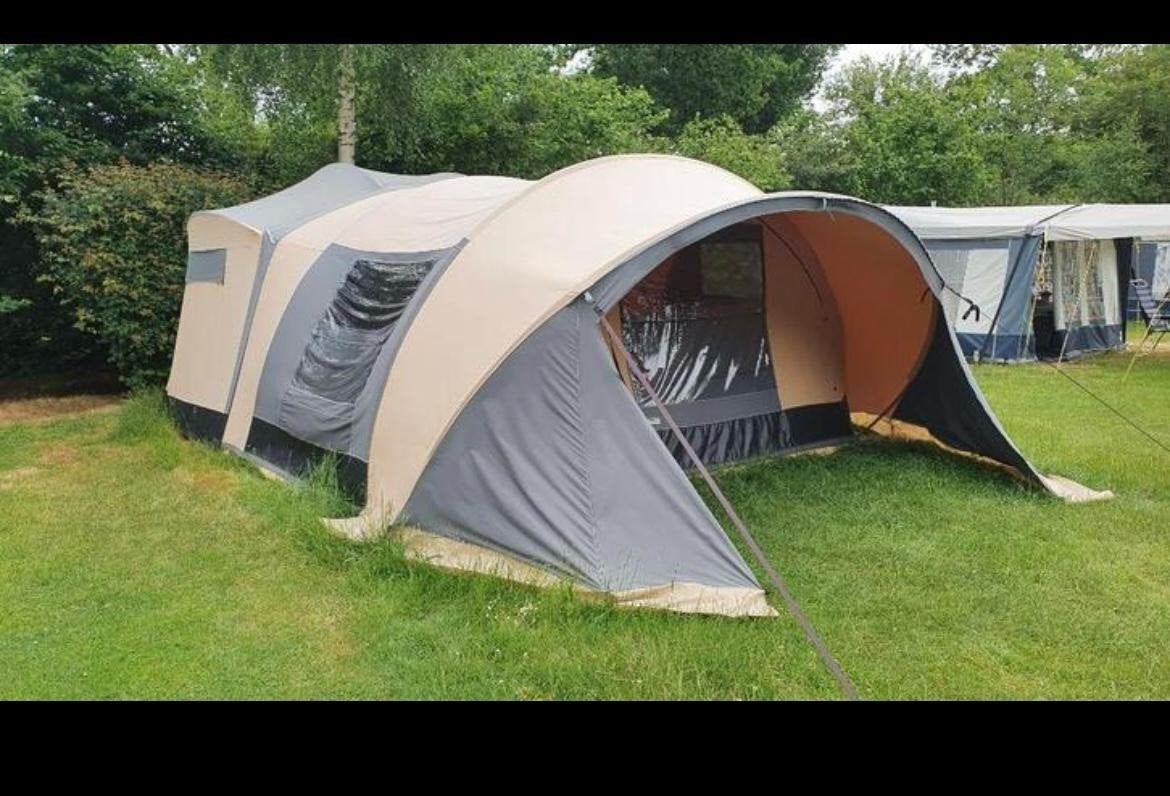 vouwwagen cabanon mercury deluxe, Caravans en Kamperen, Vouwwagens, Cabanon, tot en met 6, Beige, Aanwezig, Ophalen