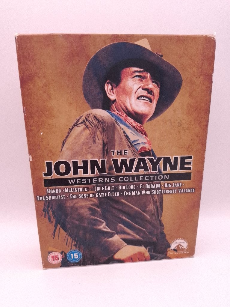 The John Wayne Western Collection (9 films) dvd, Cd's en Dvd's, 1960 tot 1980, Gebruikt, Vanaf 16 jaar, Speciale editie
