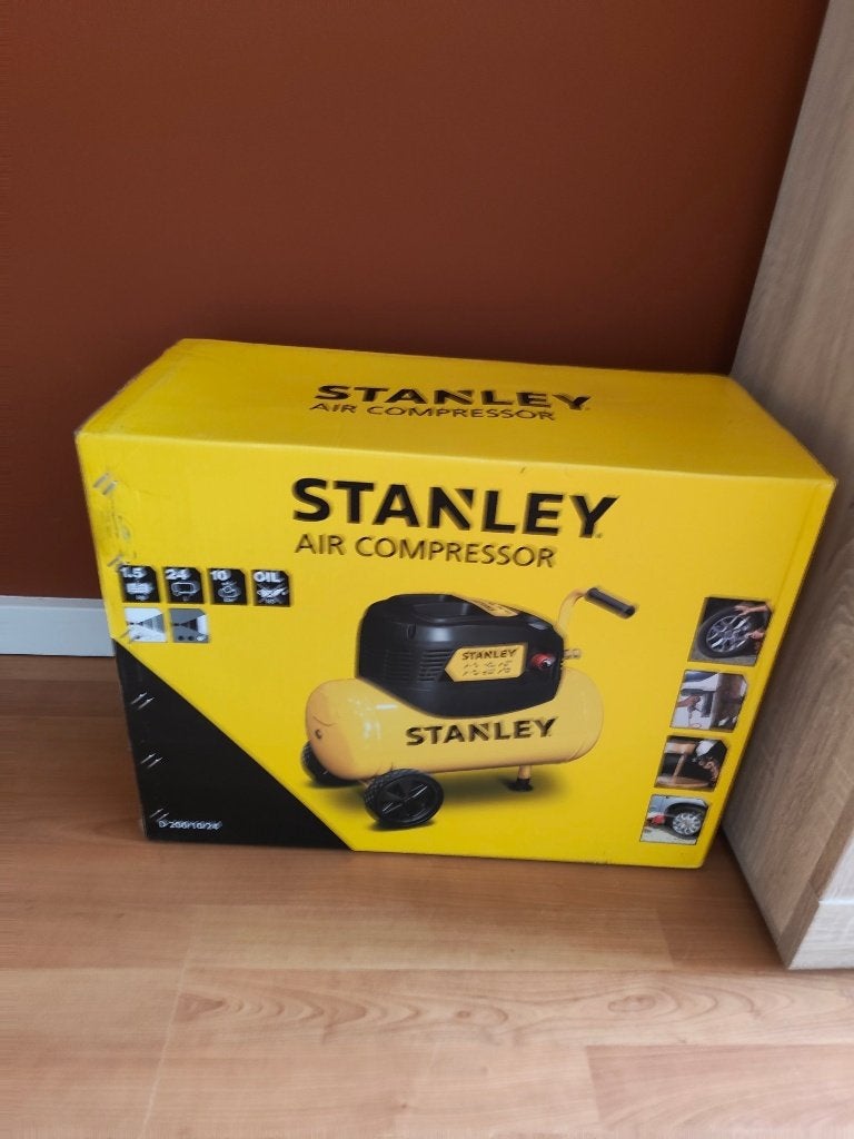 Stanley D200/10/24 compressor 24 liter - nieuw, Doe-het-zelf en Verbouw, Nieuw, Ophalen of Verzenden, Minder dan 200 liter/min