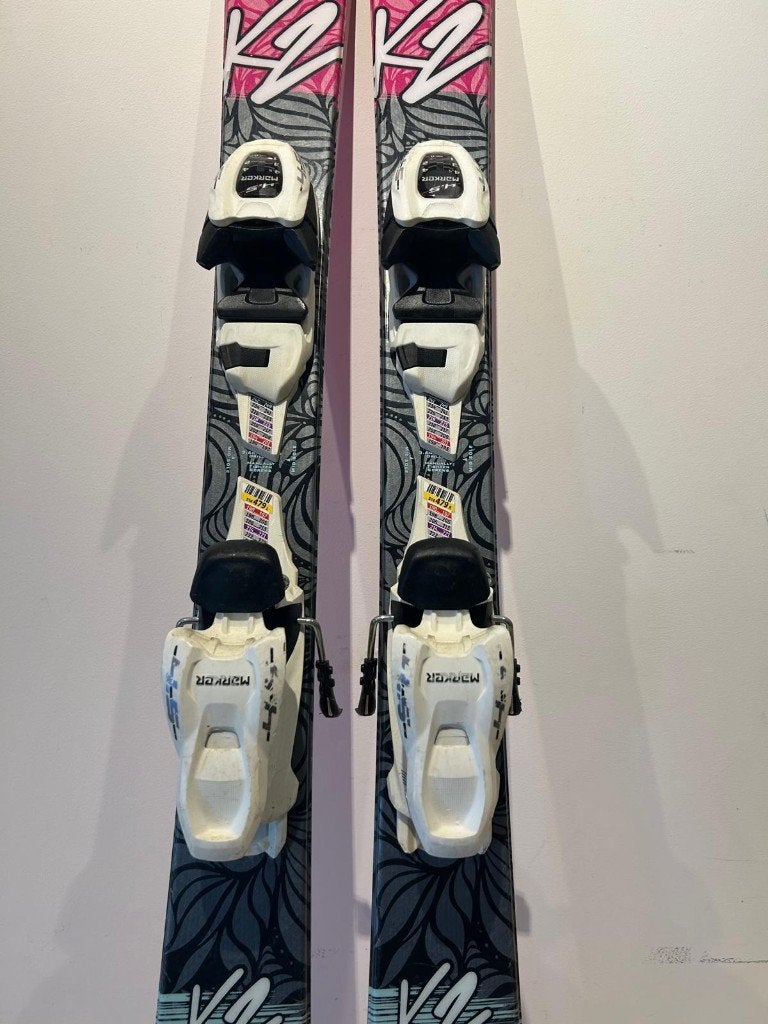 K2 Missy Junior Freestyle ski's 119 cm met Marker bindingen, Sport en Fitness, Overige merken, Gebruikt, 100 tot 140 cm, Ophalen of Verzenden