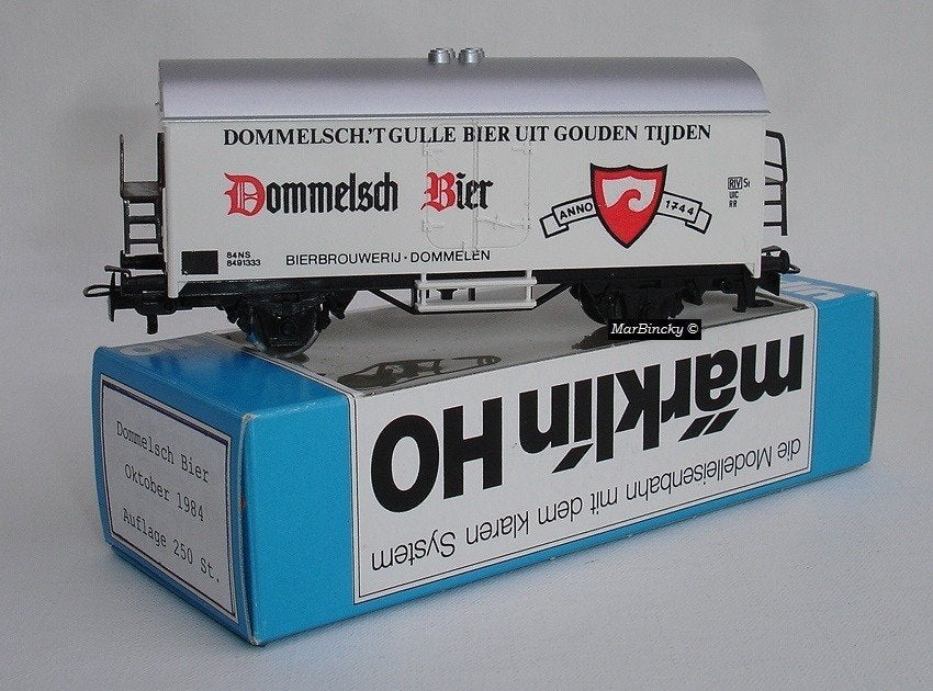 Märklin 4415 Dommelsch Bier - Nederlandse Koelwagen !, Hobby en Vrije tijd, Wisselstroom, Ophalen of Verzenden, NS, Märklin