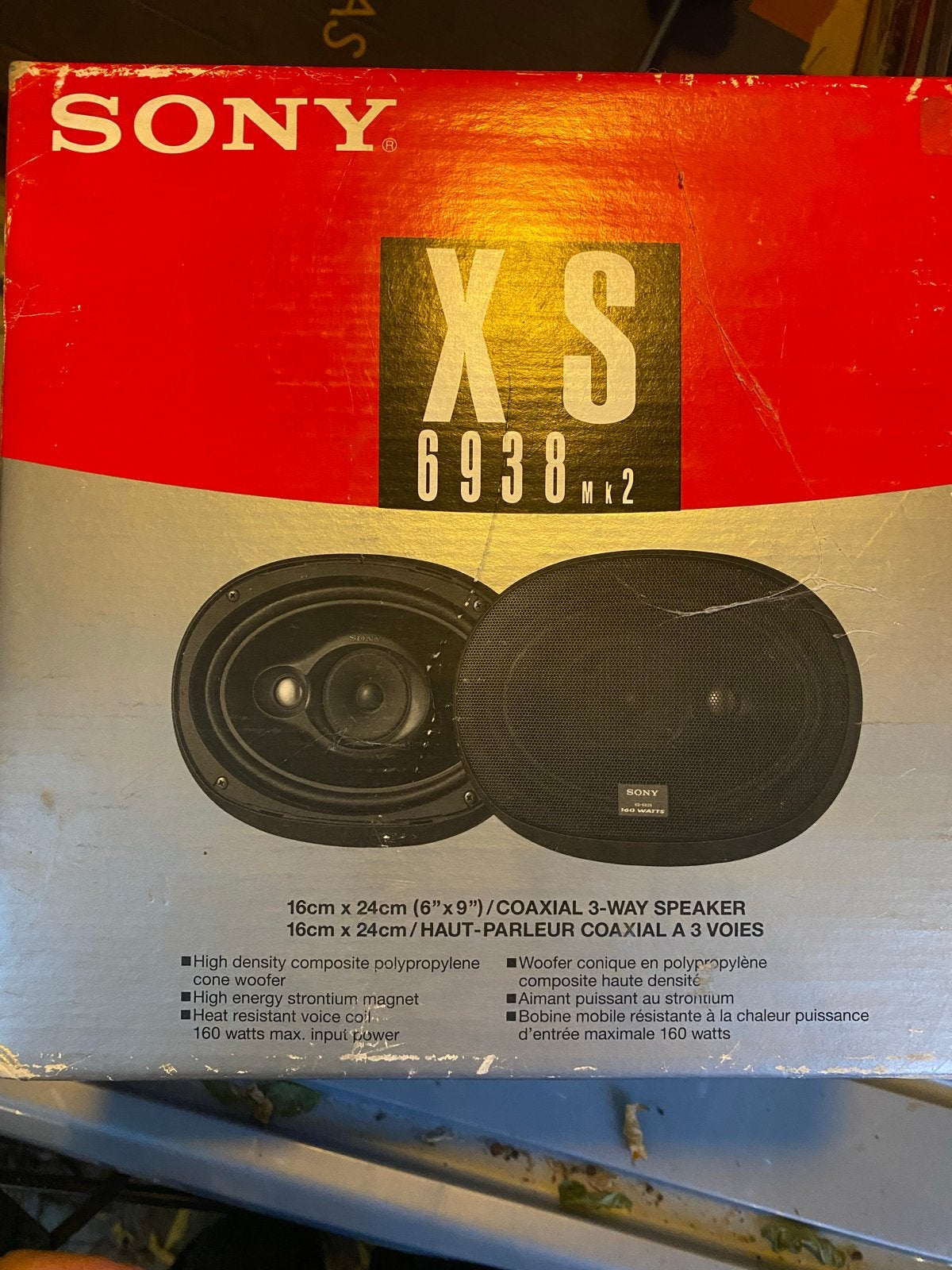 Nieuwe Sony XS-6938 Mk2 3-weg Coaxiale Speakers, Ophalen of Verzenden, Nieuw