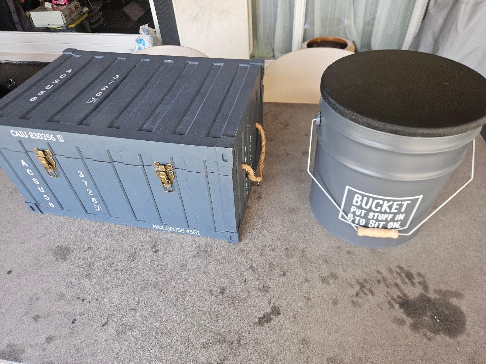 Opbergkist en zit-bucket, Ophalen, 50 tot 100 cm, Minder dan 50 cm