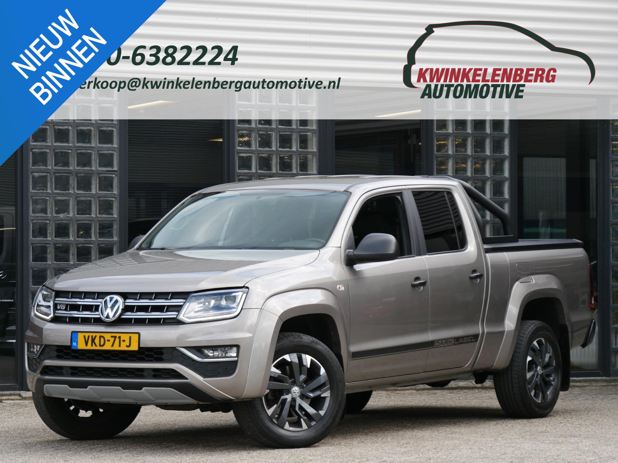 Volkswagen Amarok DOUBLE CAB 3.0TDI 4MOTION DARK LABEL/ TREK, Stof, Gebruikt, Euro 6, Beige