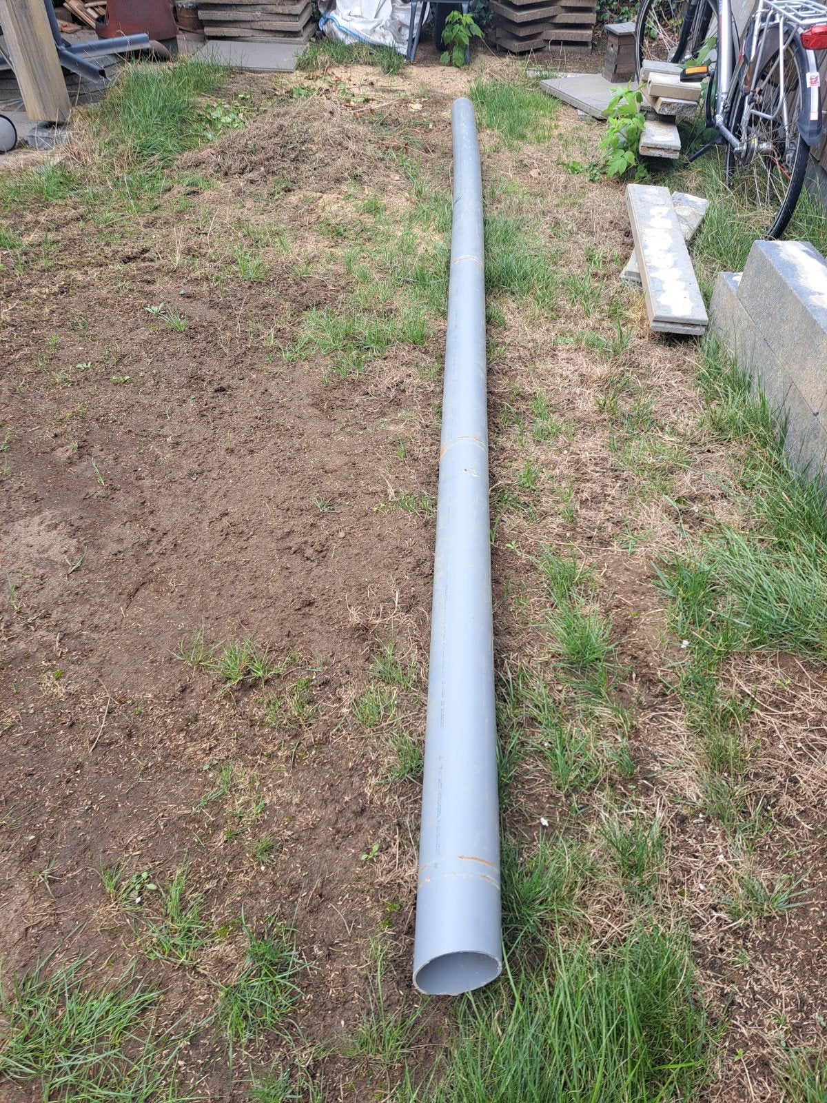 pvc 110mm 3.85m, Doe-het-zelf en Verbouw, Buizen en Afvoer, Ophalen, Afvoer, Gebruikt, Pvc