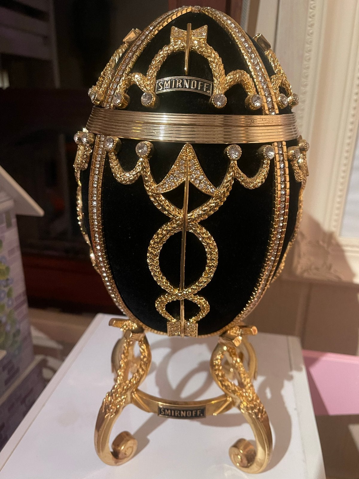 Smirnoff Faberge Ei - Luxe Decoratie, Ophalen of Verzenden, Zo goed als nieuw