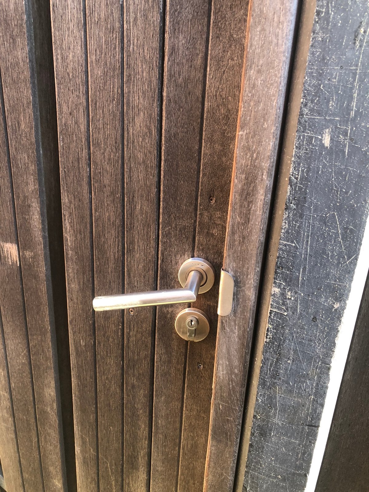 Hardhouten hekwerk met poort 180 hoog en 223 cm, Tuin en Terras, Tuinpoorten, Ophalen, Gebruikt, 100 tot 150 cm, 200 cm of meer