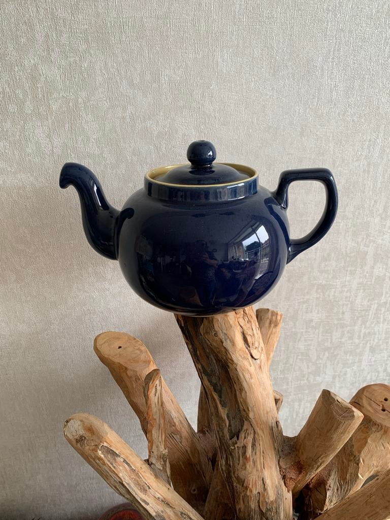 Vintage Denby Stoneware Theepot - Made in England, Ophalen of Verzenden