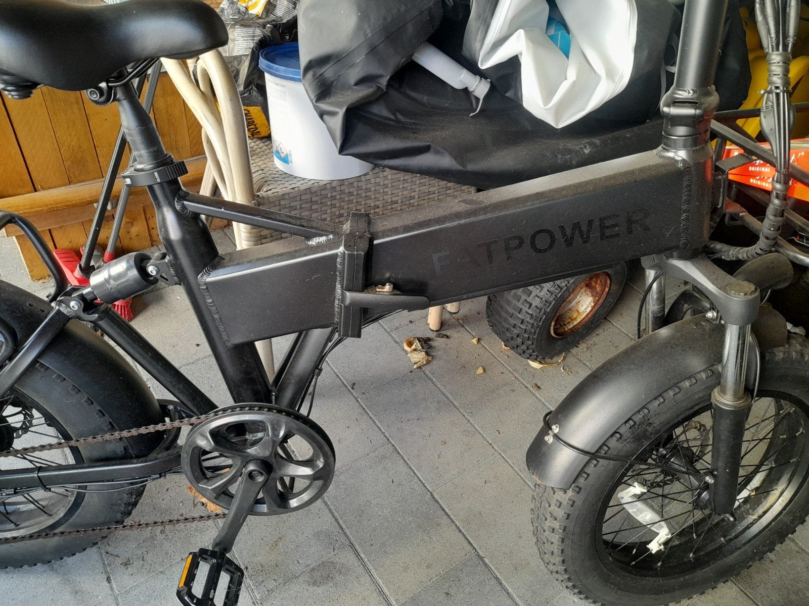 fatbike fatpower vouwfiets ebike, Ophalen of Verzenden, Gebruikt, Overige merken