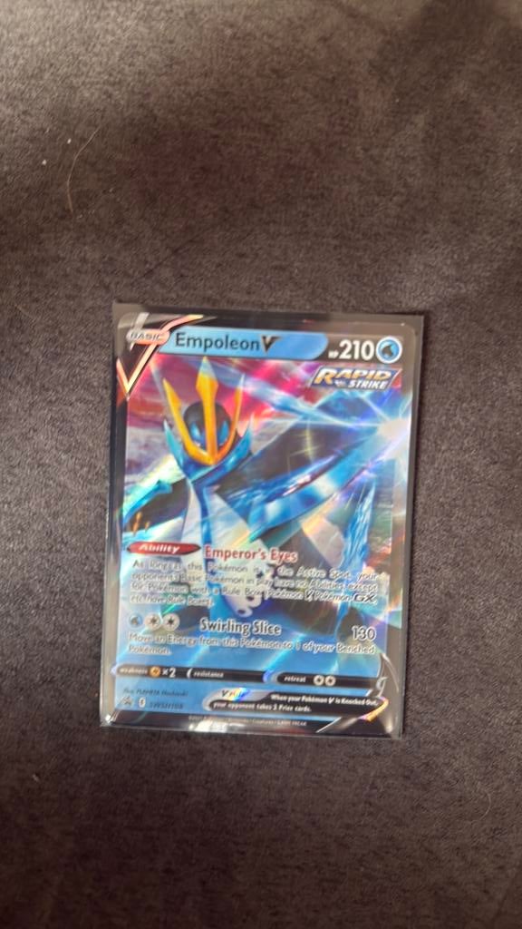 Empoleon V SWSH108 Sword & Shield Promo Holo 2021 210 HP, Hobby en Vrije tijd, Verzamelkaartspellen | Pokémon, Ophalen of Verzenden