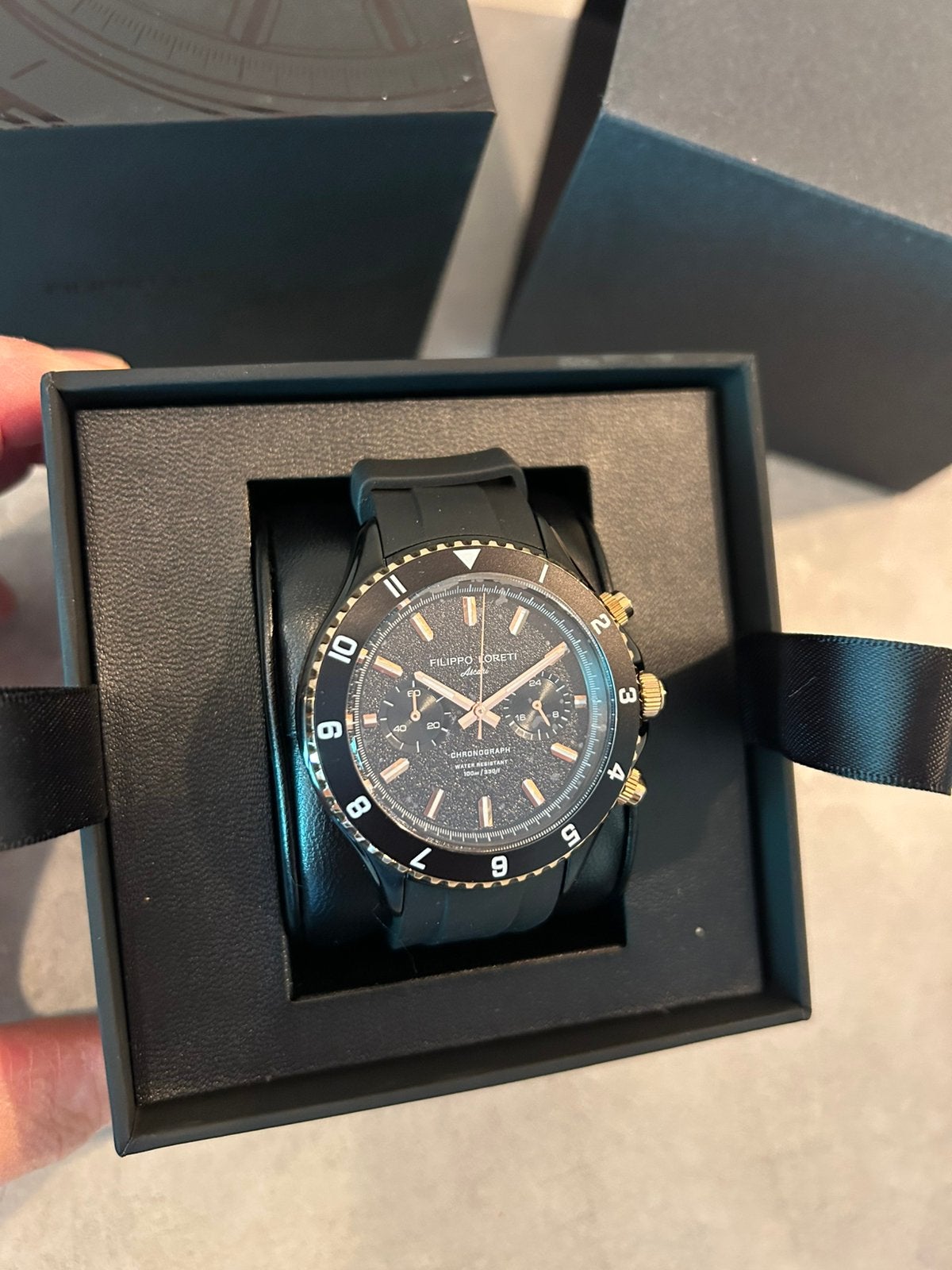 Filippo Loreti horloge nieuw in doos, Sieraden, Tassen en Uiterlijk, Polshorloge, Nieuw, Kunststof, Ophalen
