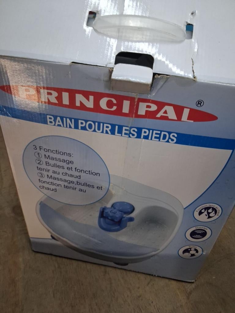 Principal Voetenbad met Massage, Bubbles en Warmtefunctie, Witgoed en Apparatuur, Ophalen of Verzenden, Nieuw, Hand- en Voetverzorging