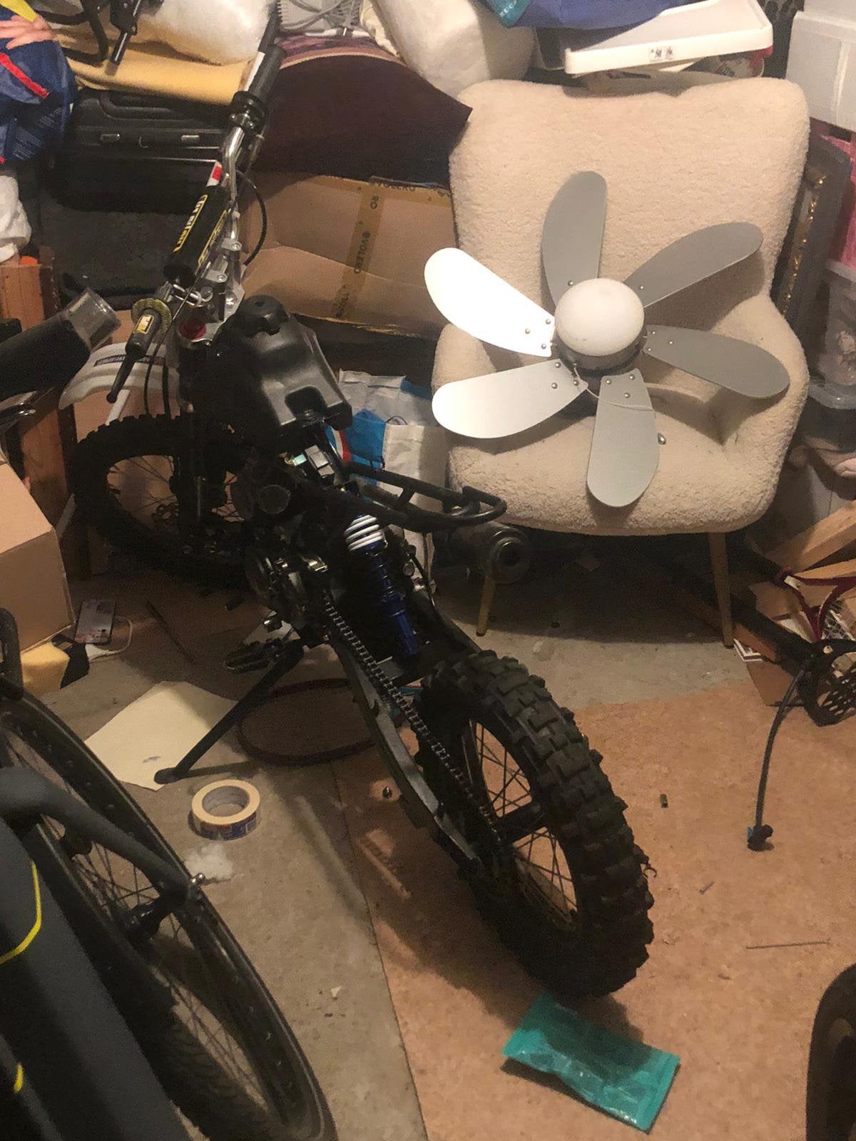 125cc 4t crosser project, Fietsen en Brommers, Brommers | Crossbrommers, Ophalen, Zo goed als nieuw, Overige merken