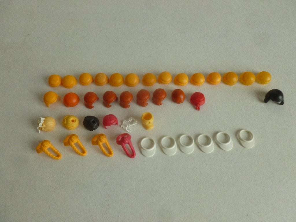 Playmobil Onderdelen Haren Mannen+Vrouwen Per Stuk Vanaf, Ophalen of Verzenden, Gebruikt, Losse onderdelen, Figuren