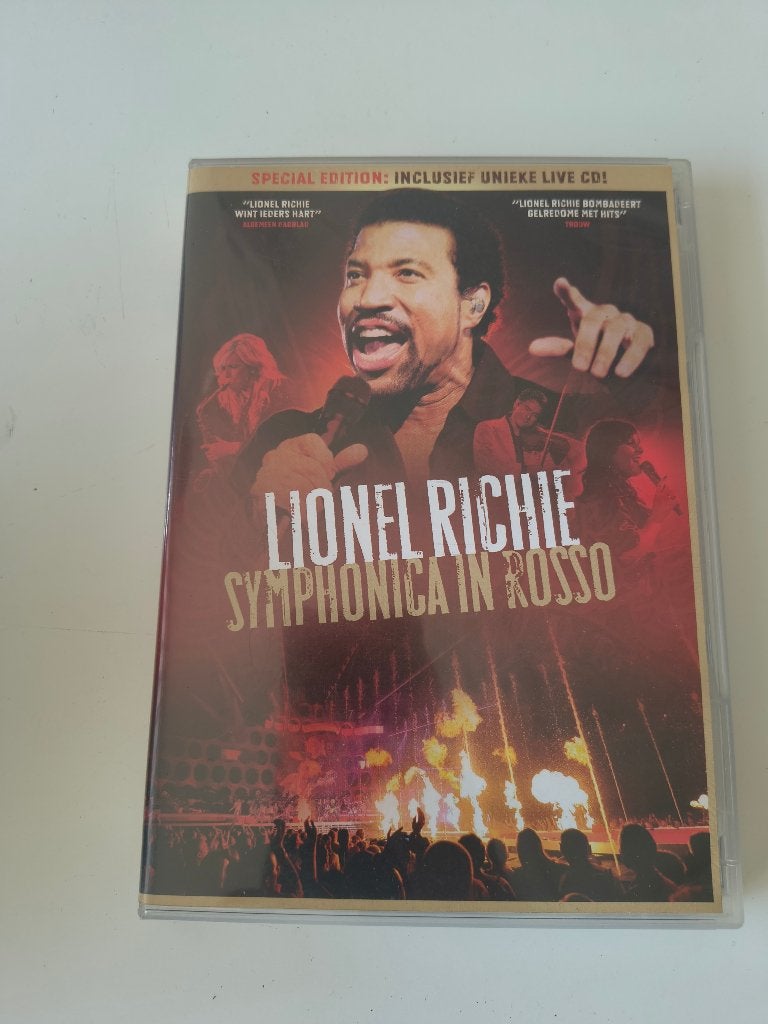 Lionel Richie – Symphonica in Rosso live, Alle leeftijden, Ophalen of Verzenden, Zo goed als nieuw