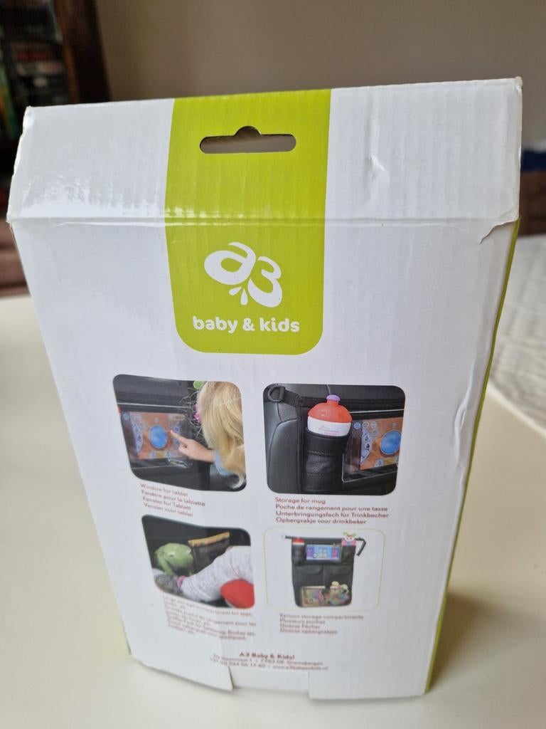 A3 Baby & Kids Auto Organizer met Tablethouder, Kinderen en Baby's, Ophalen of Verzenden, Nieuw
