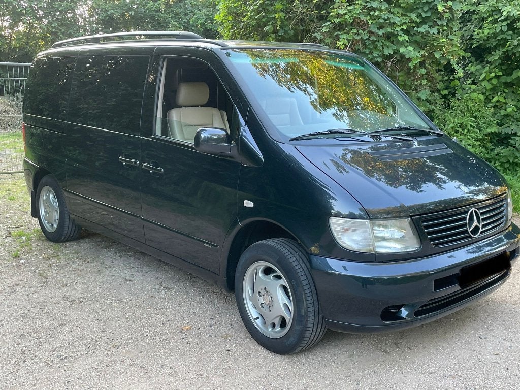 Mercedes V280  ( VR6 Benzine ) Zeldzaam, Beige, Overige carrosserieën, Zwart, Leder