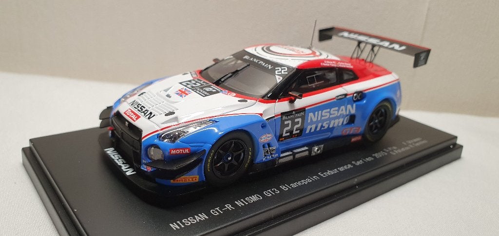 Ebbro Nissan GT-R NISMO GT3 #22 2015 1:43, Ophalen of Verzenden, Zo goed als nieuw, Auto, Overige merken