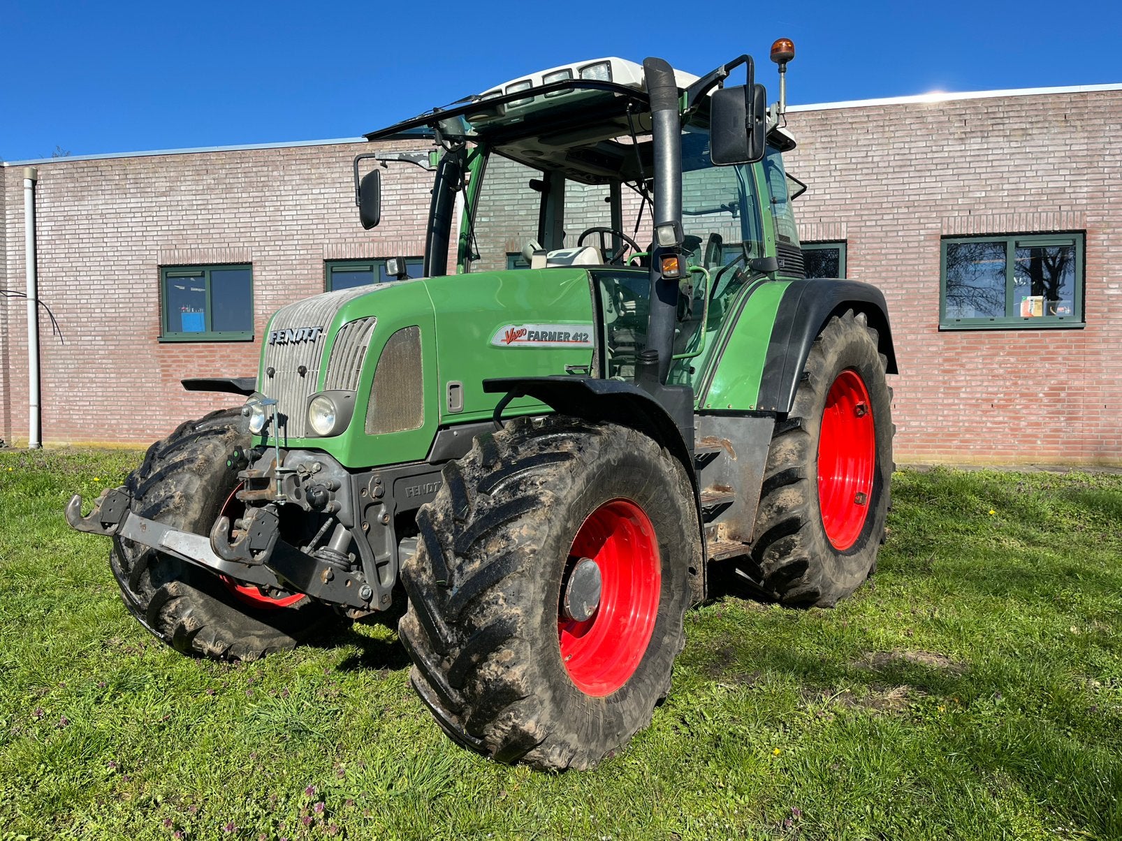 Fendt 412 vario met fronthef, Ophalen, Gebruikt, 80 tot 120 Pk, Fendt