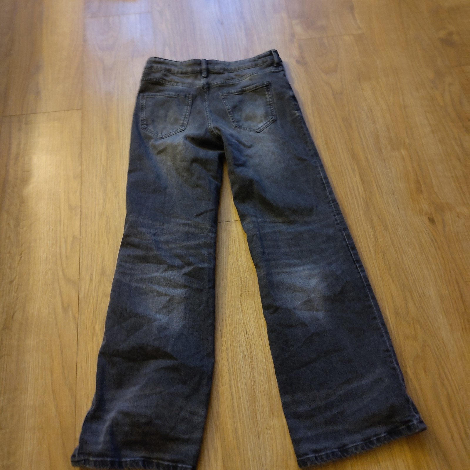 H&M baggy jeans zwart, Kleding | Dames, Ophalen of Verzenden, Zo goed als nieuw, Zwart
