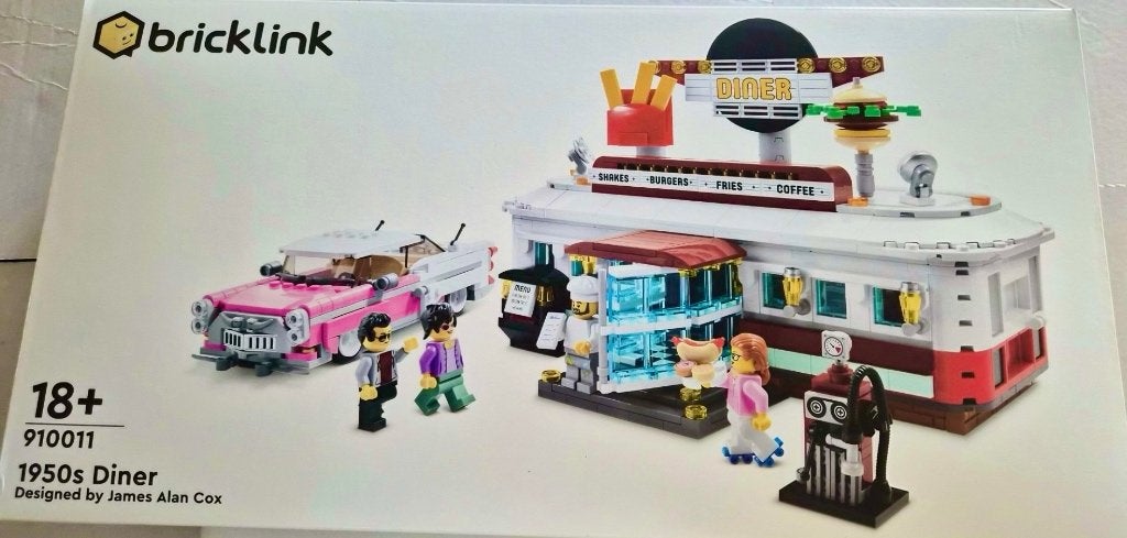 Lego Bricklink 910011 1950's Diner uit 2023 - Nieuw!, Kinderen en Baby's, Speelgoed | Duplo en Lego, Lego, Nieuw, Ophalen of Verzenden