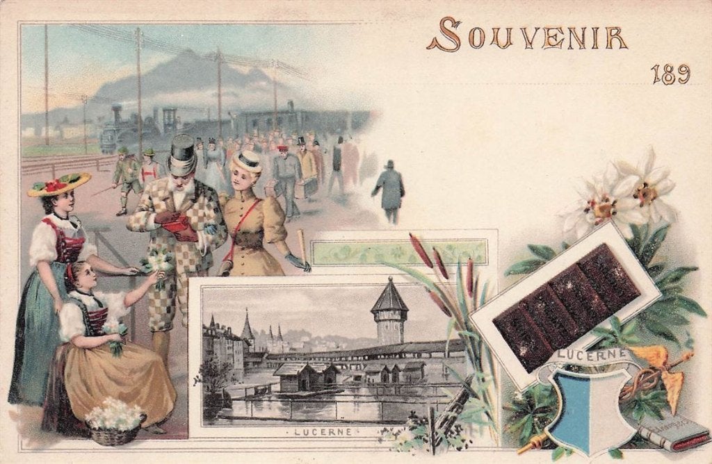 702-452-029 Lucerne Souvenir, Verzenden, Voor 1920, Overig Europa