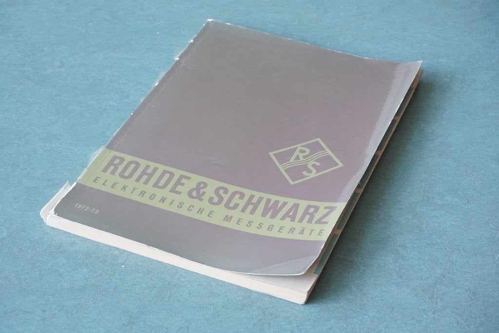 Rohde & Schwarz catalogus 1972/73, Telecommunicatie, Verzenden, Gebruikt, Zender en Ontvanger