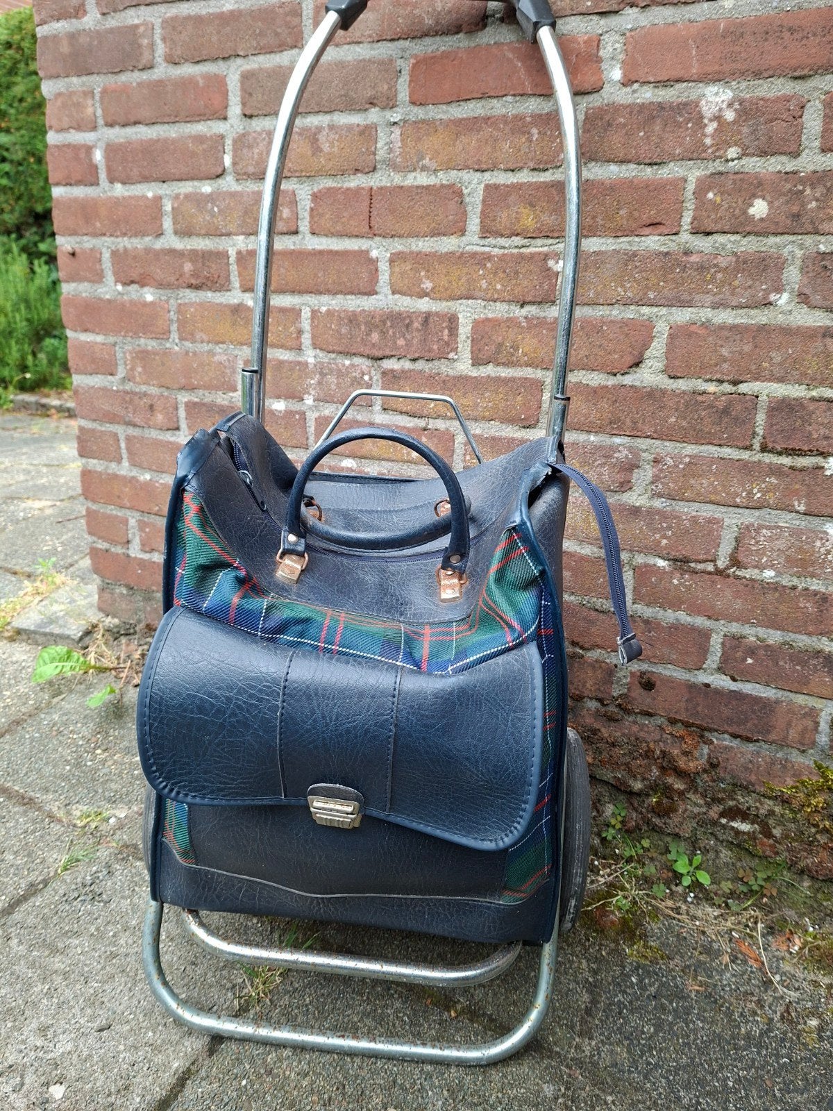 tas op wielen inklapbare, Ophalen, Gebruikt, Wieltjes