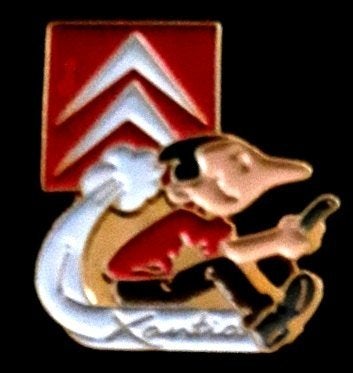 Citroën Xantia chauffeur pin, Verzenden, Nieuw, Transport, Speldje of Pin